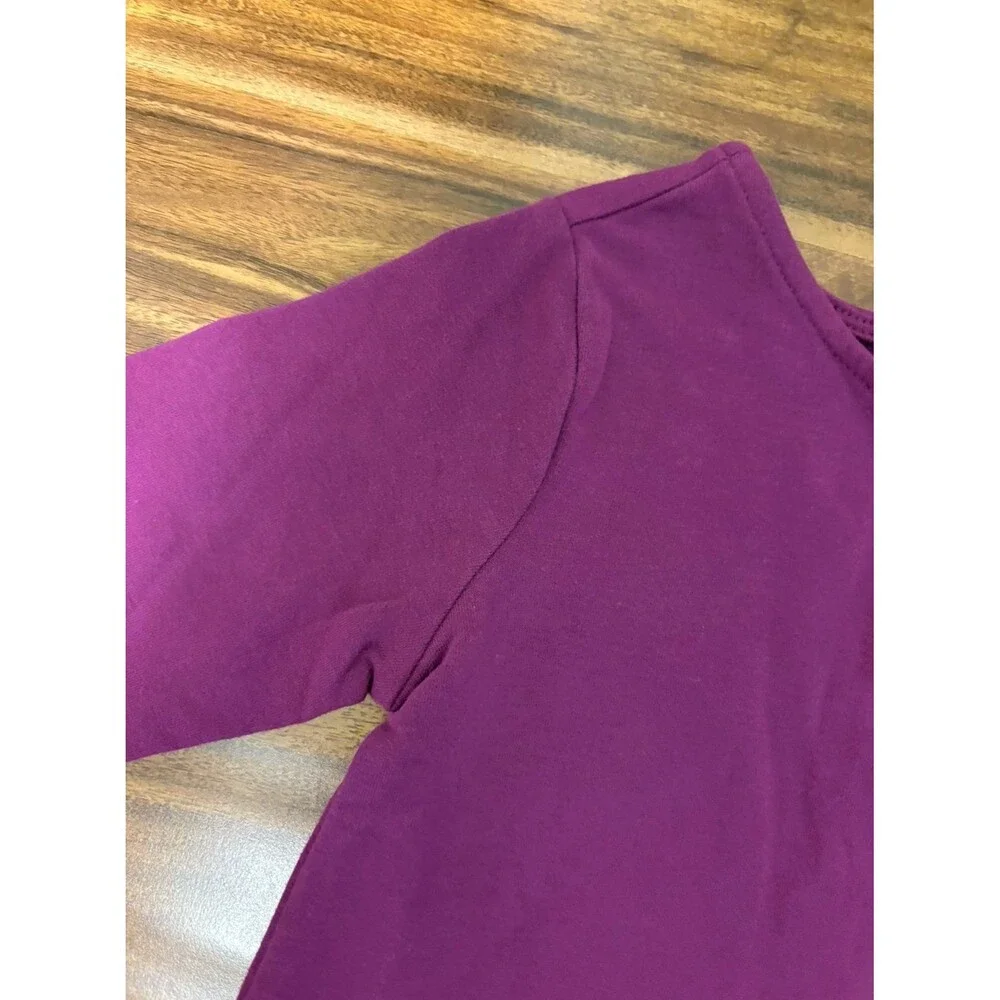 NWOT Primary Sweatshirt Dress, Raspberry, Size 3T